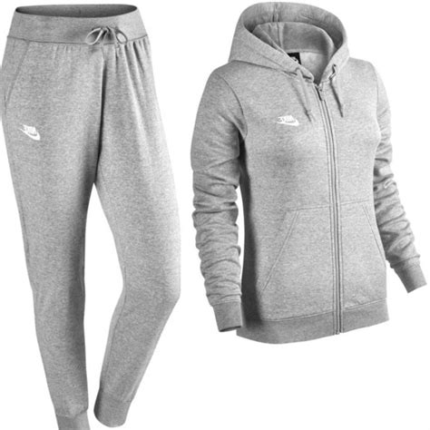 jogginganzug damen nike beige|jogginanzüge damen.